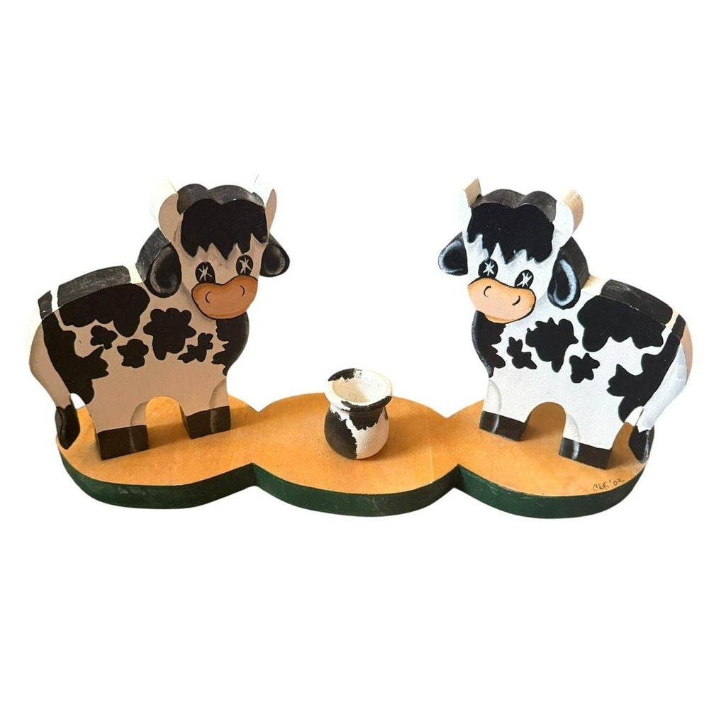 Cow milk decor